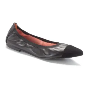 49166 - Black Soft Leather Flats for Teen/Women by Pretty Ballerinas