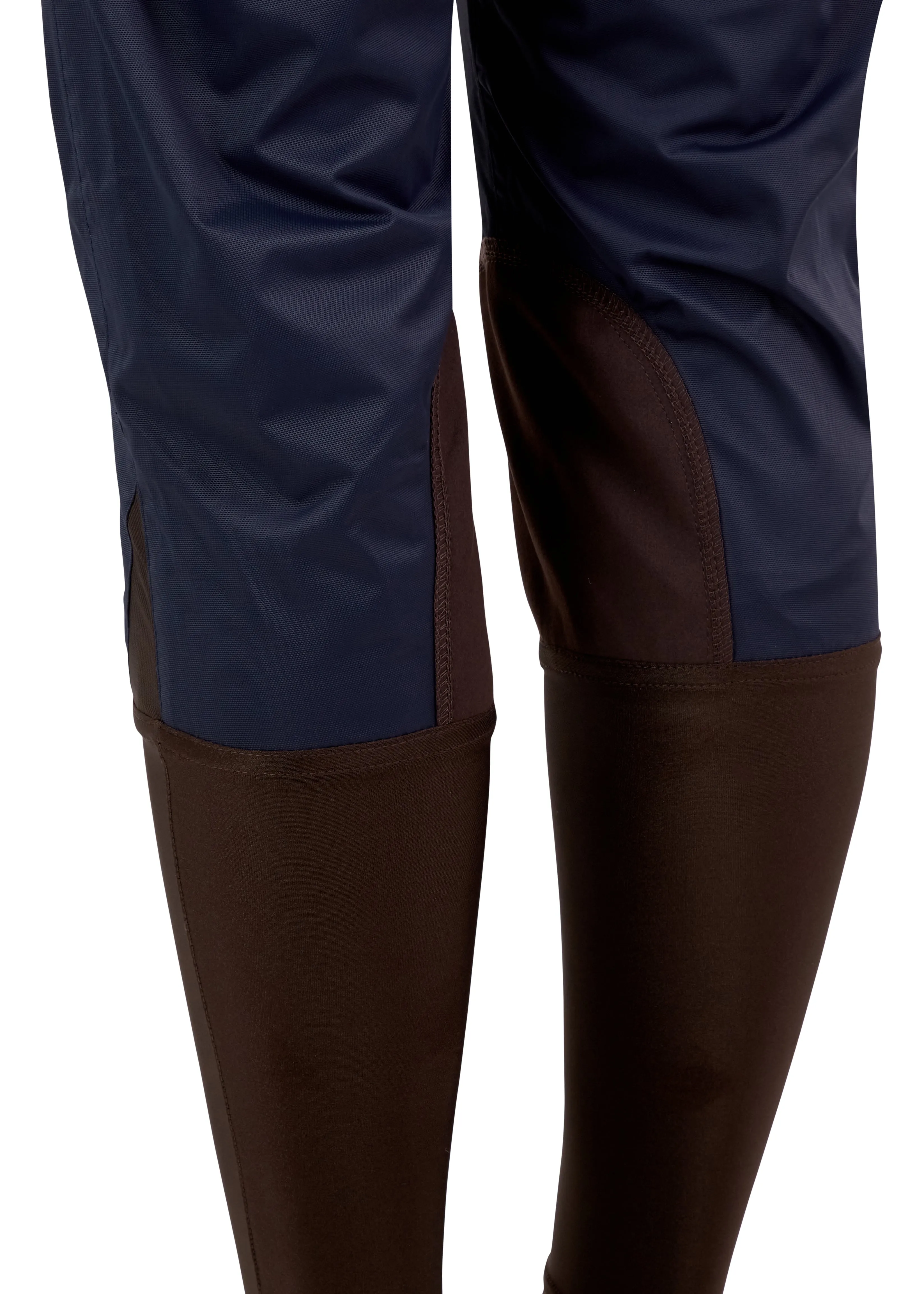 Adults Weatherproof Breeches - Navy and Brown