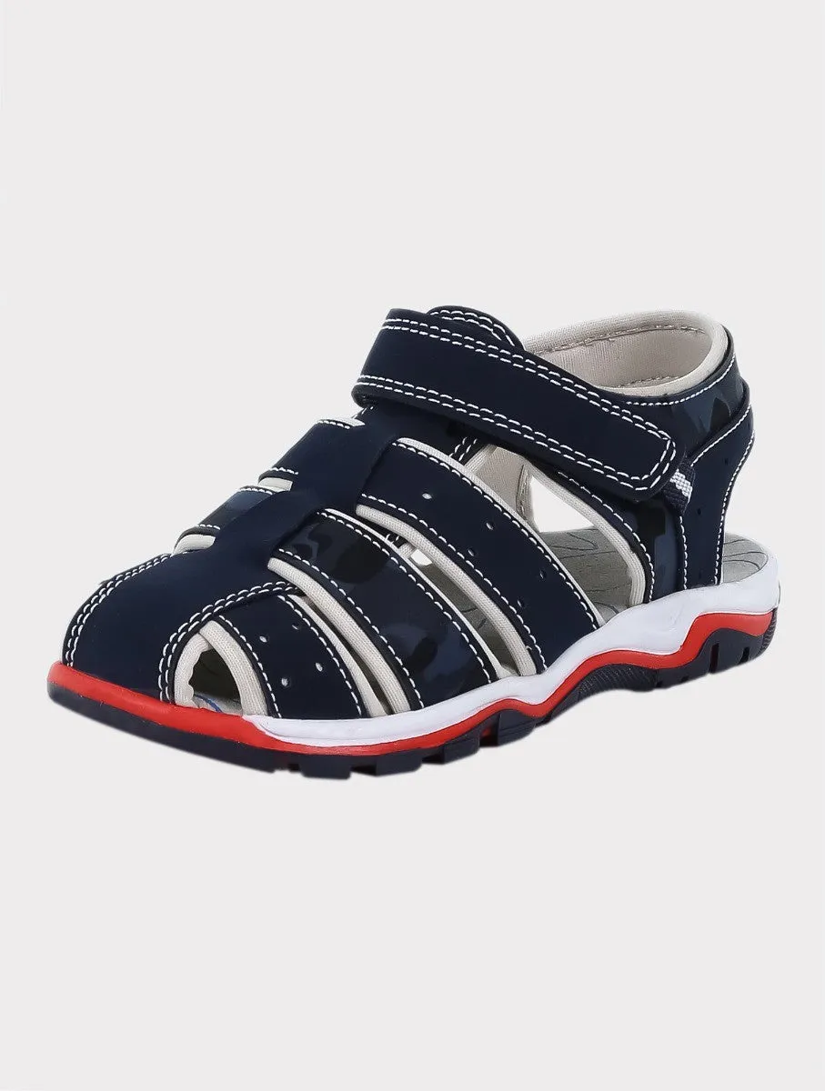 Boys Casual Trekking Sandals - Navy Blue