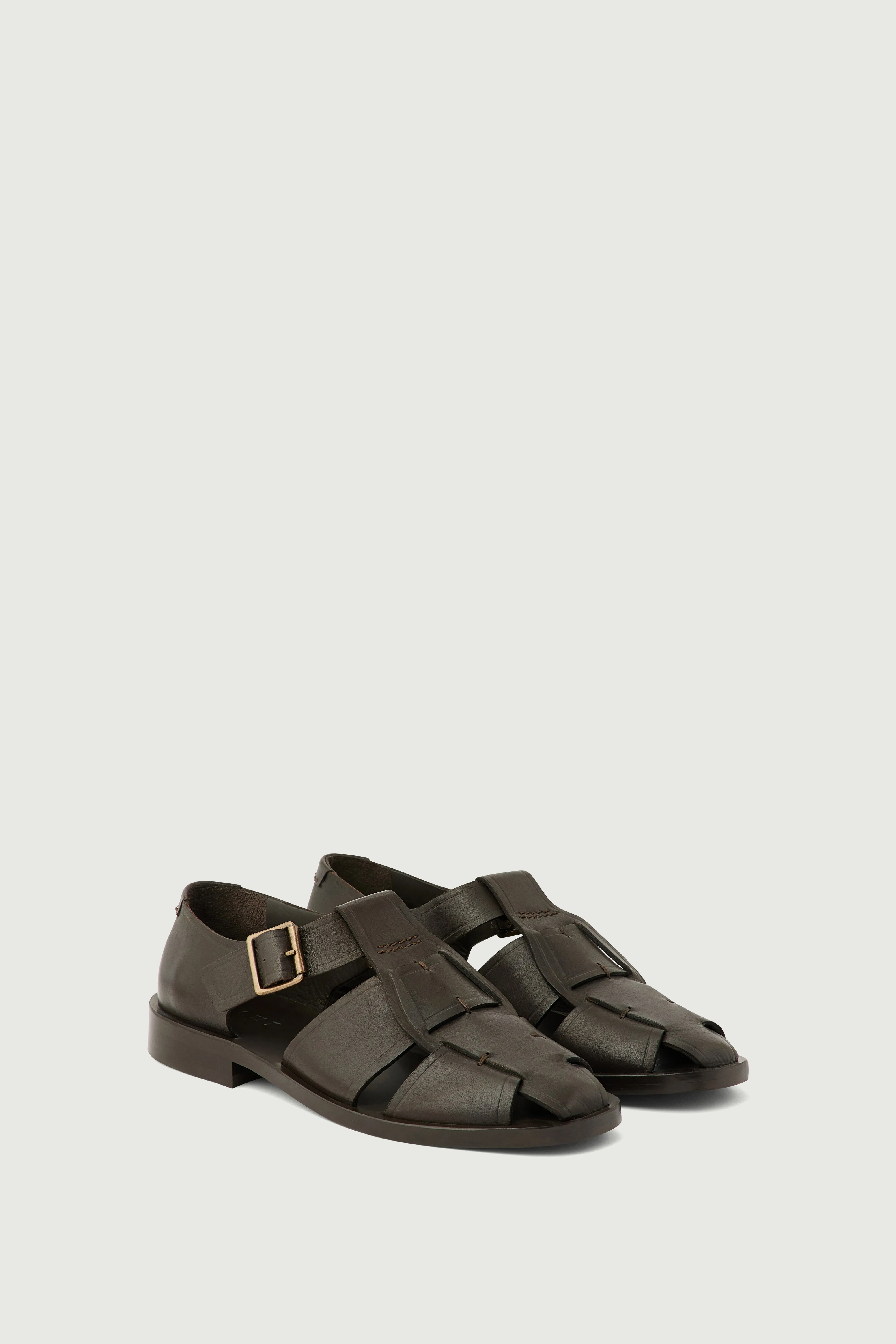 BROWN VELIKA SANDALS