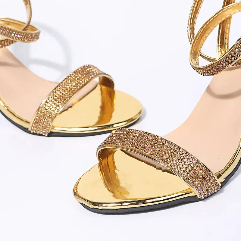 Casual Rhinestone Party Pumps Sandals