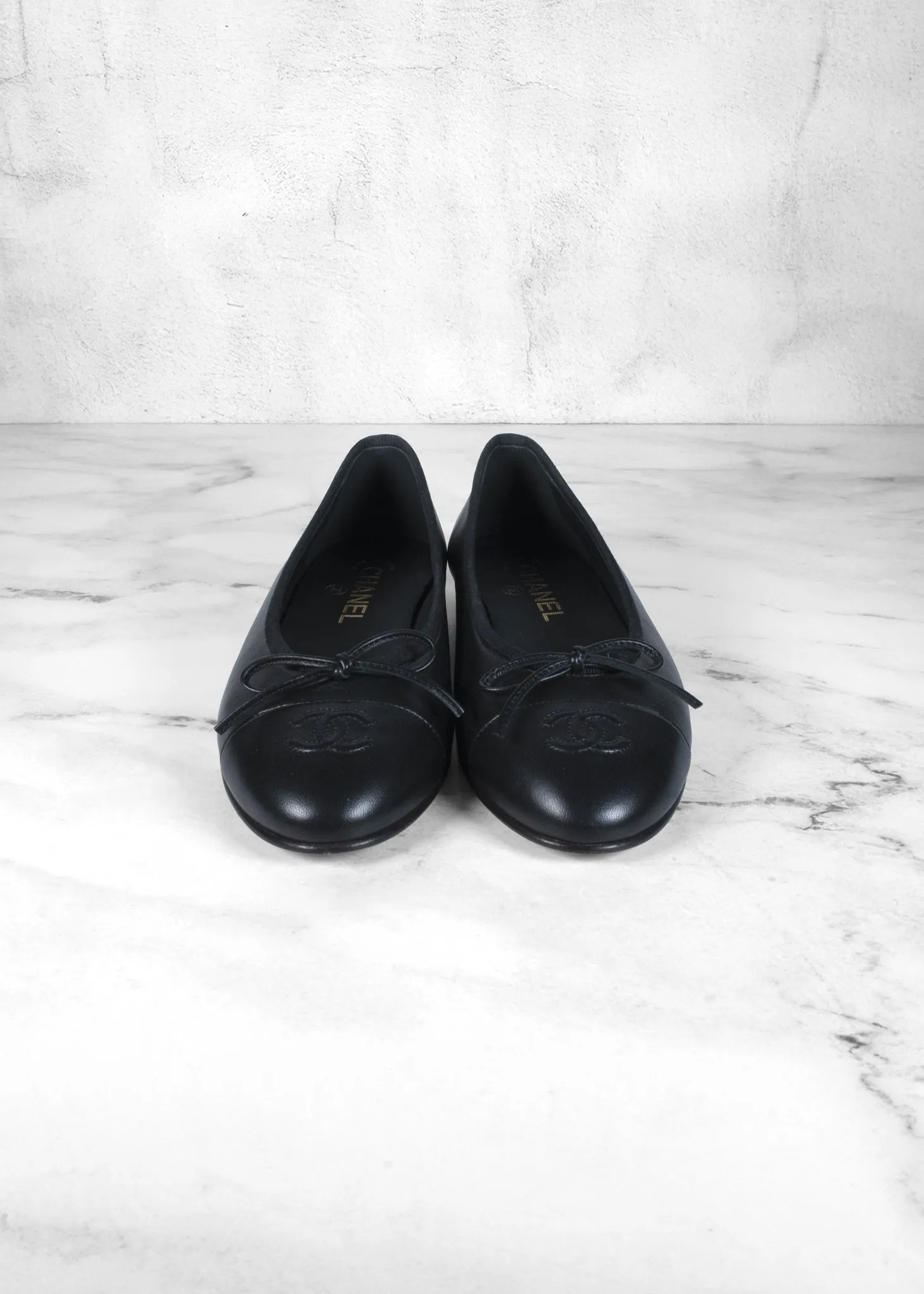 Chanel Leather Ballet Flats