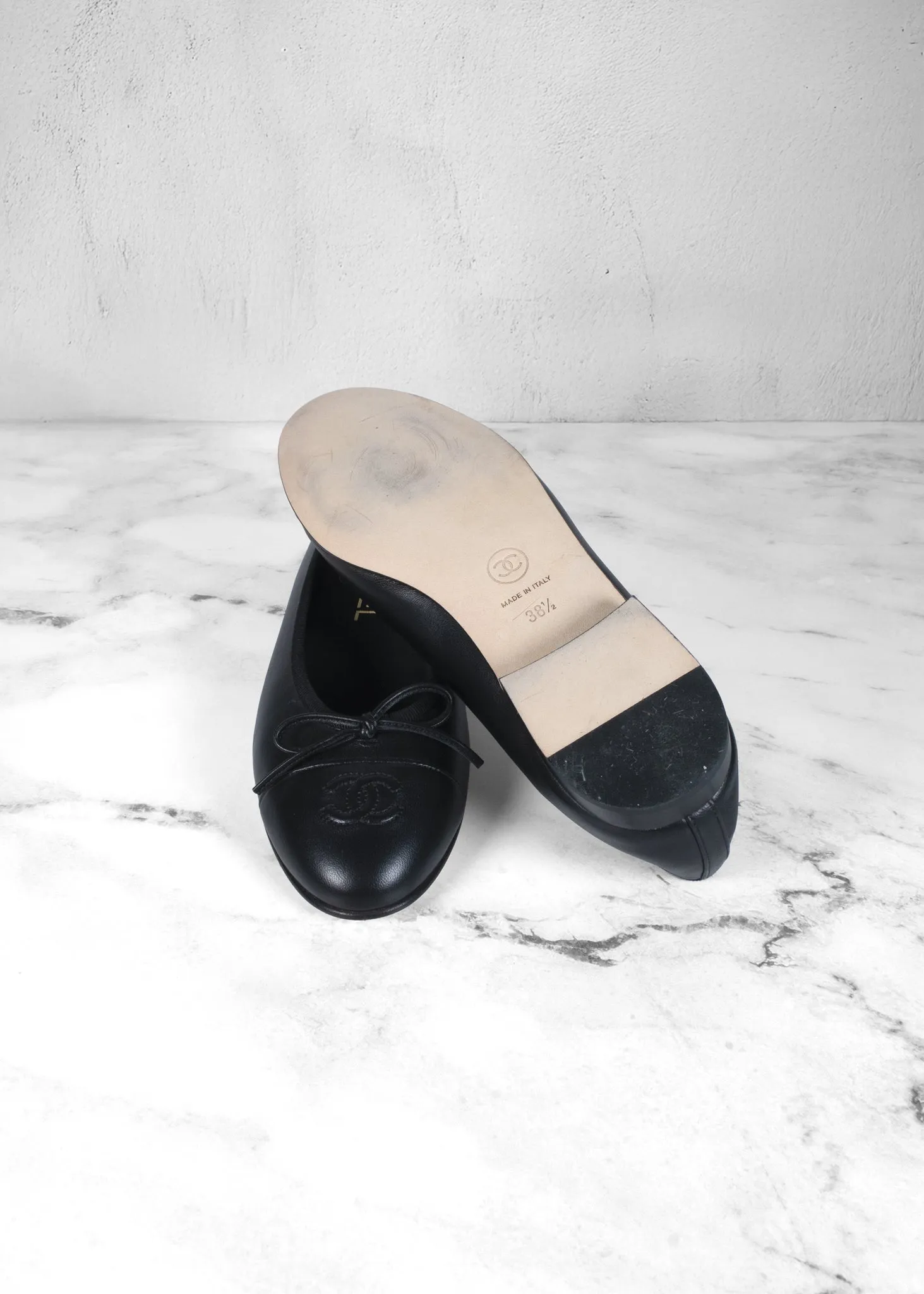 Chanel Leather Ballet Flats