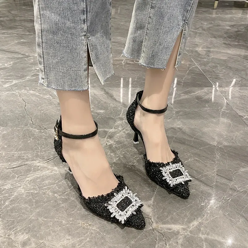 Kelsey Elegant Rhinestone Heels