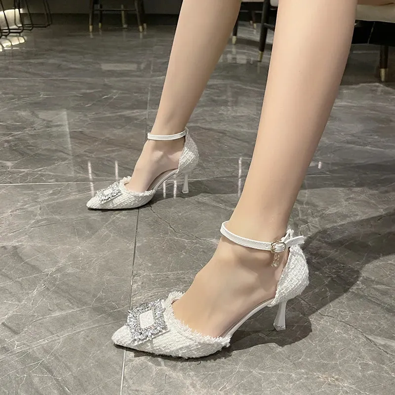 Kelsey Elegant Rhinestone Heels