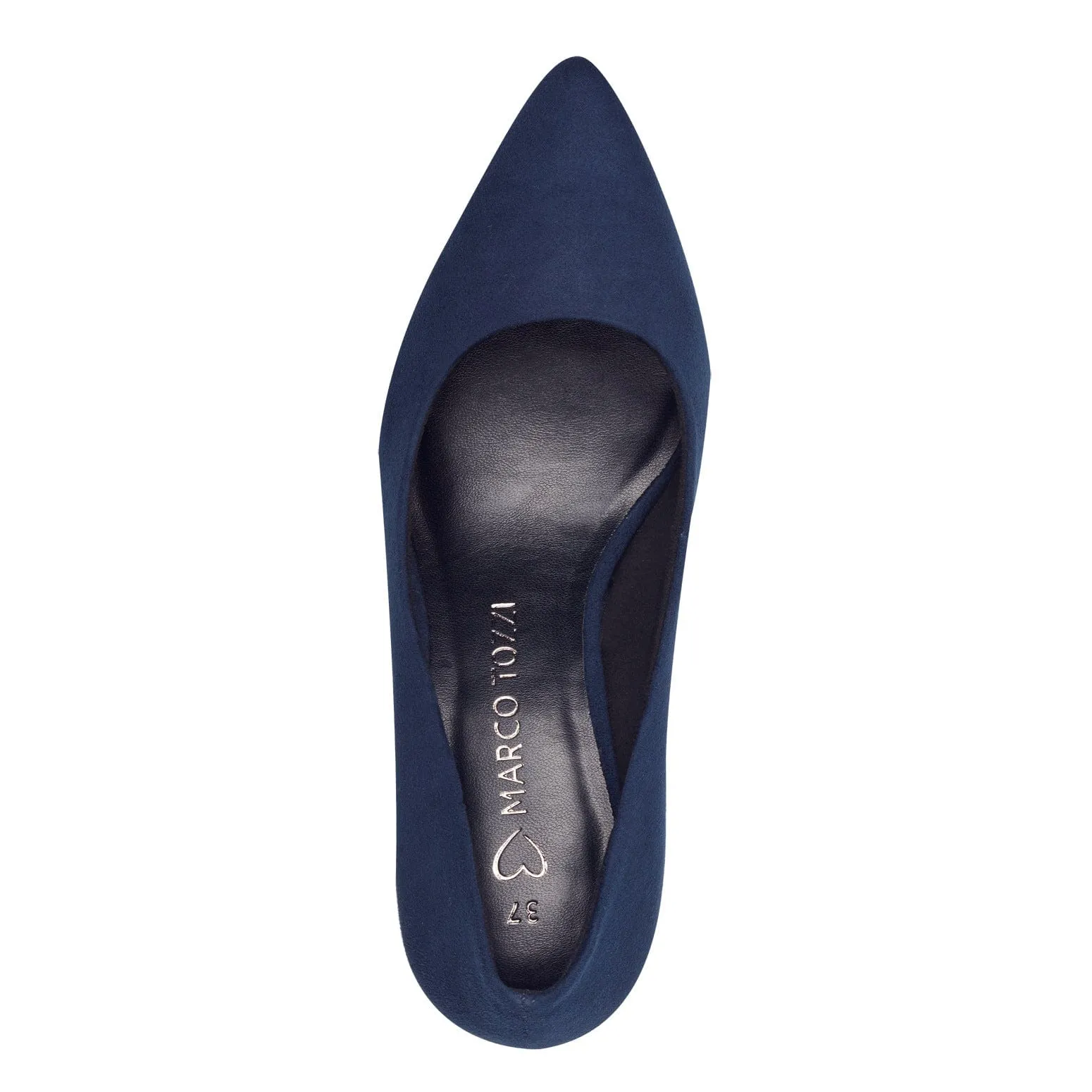 Marco Tozzi Womens Navy Suede Heel - 2-22418-41