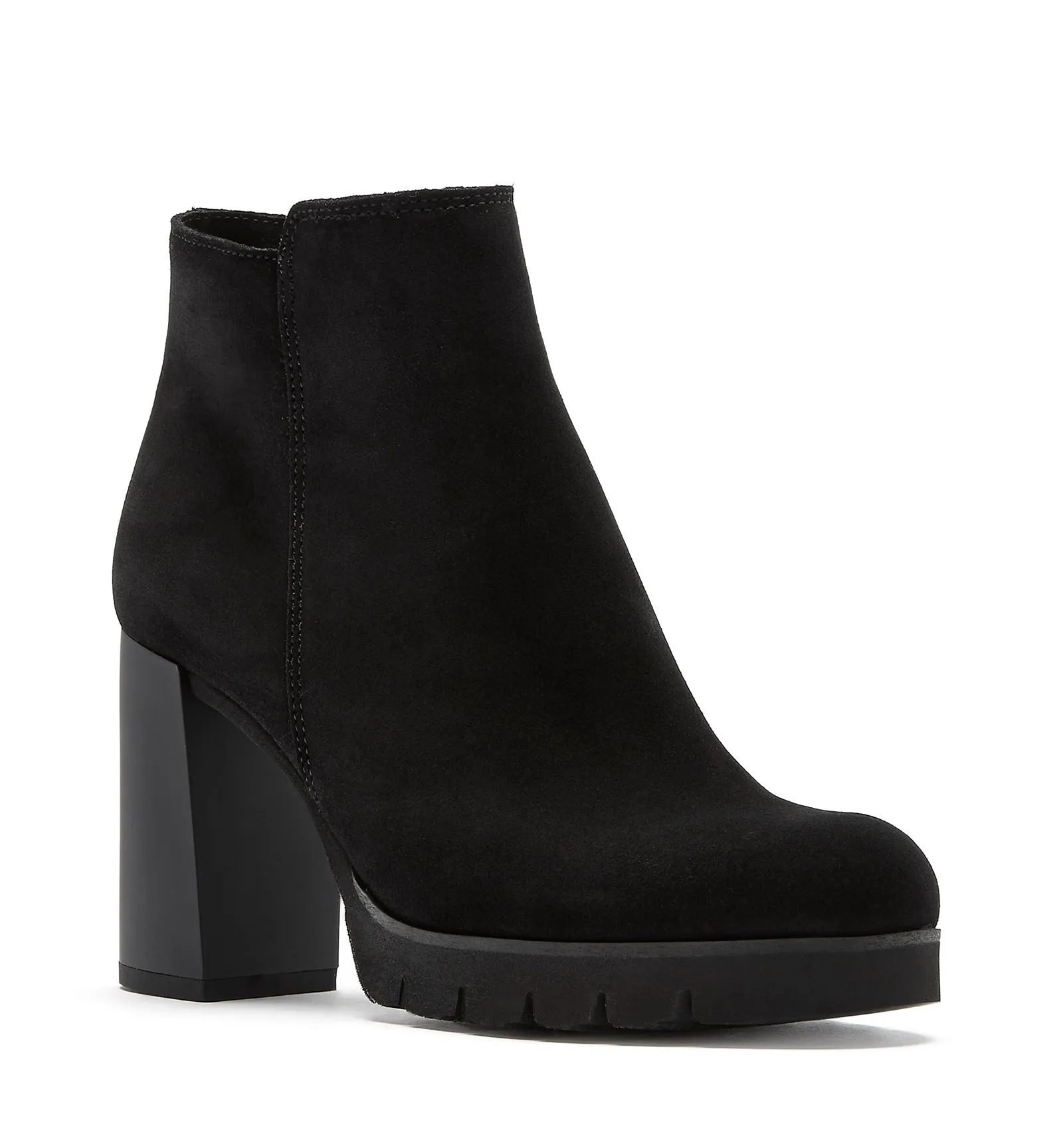 Maya Bootie | Black Suede