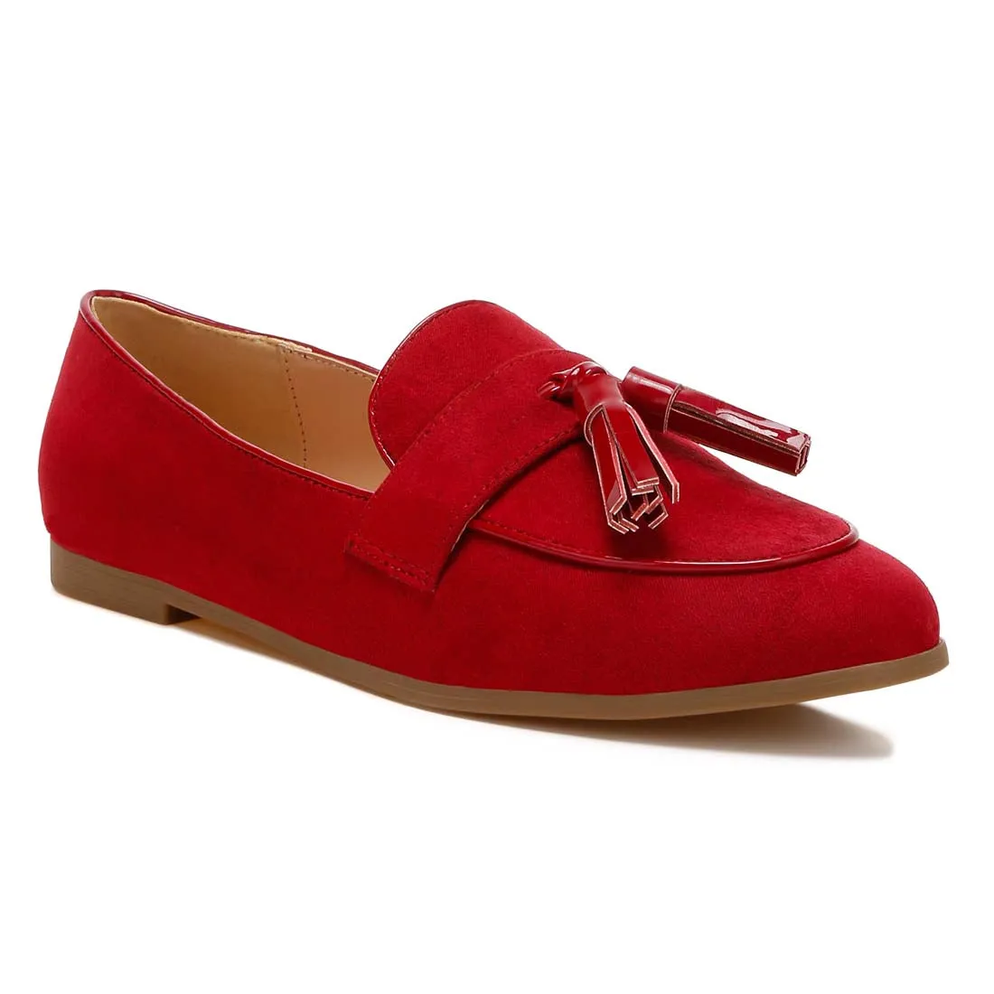 Micro Suede Tassel Loafers