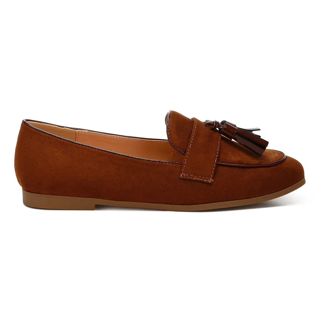 Micro Suede Tassel Loafers