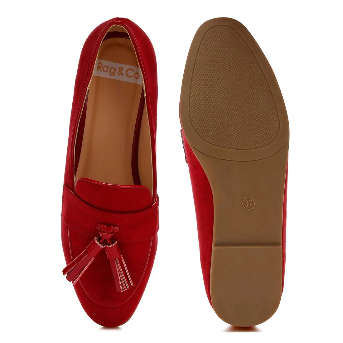 Micro Suede Tassel Loafers