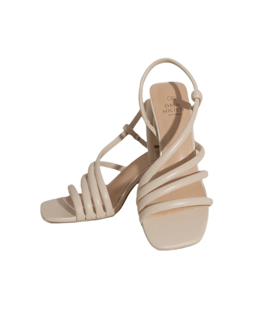 OASIS SOCIETY Ashley Wooden Heel Sandal