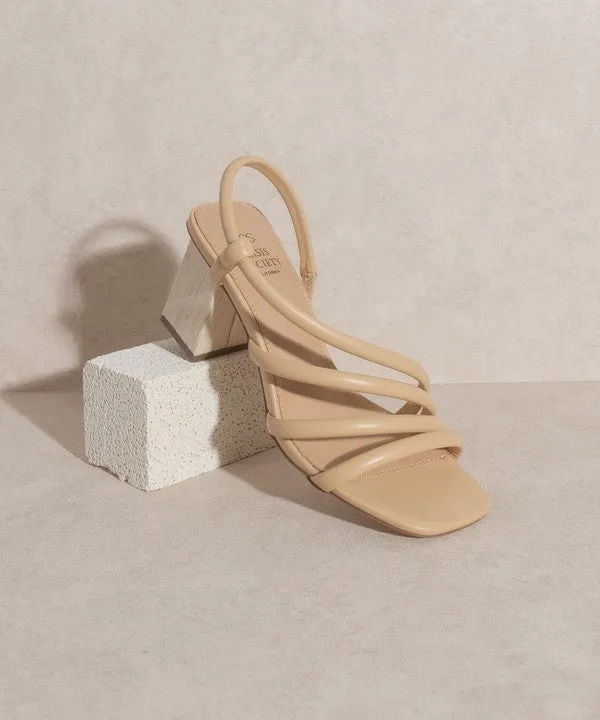 OASIS SOCIETY Ashley Wooden Heel Sandal