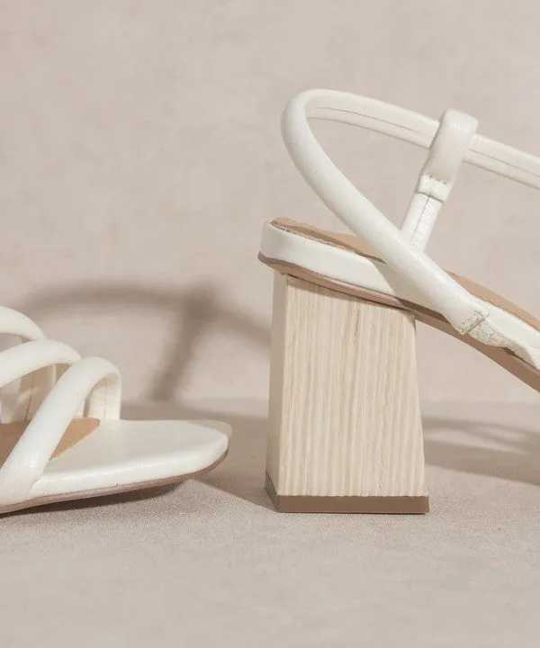 OASIS SOCIETY Ashley Wooden Heel Sandal