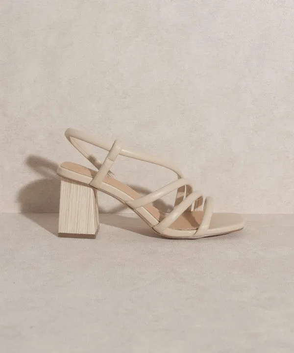 OASIS SOCIETY Ashley Wooden Heel Sandal