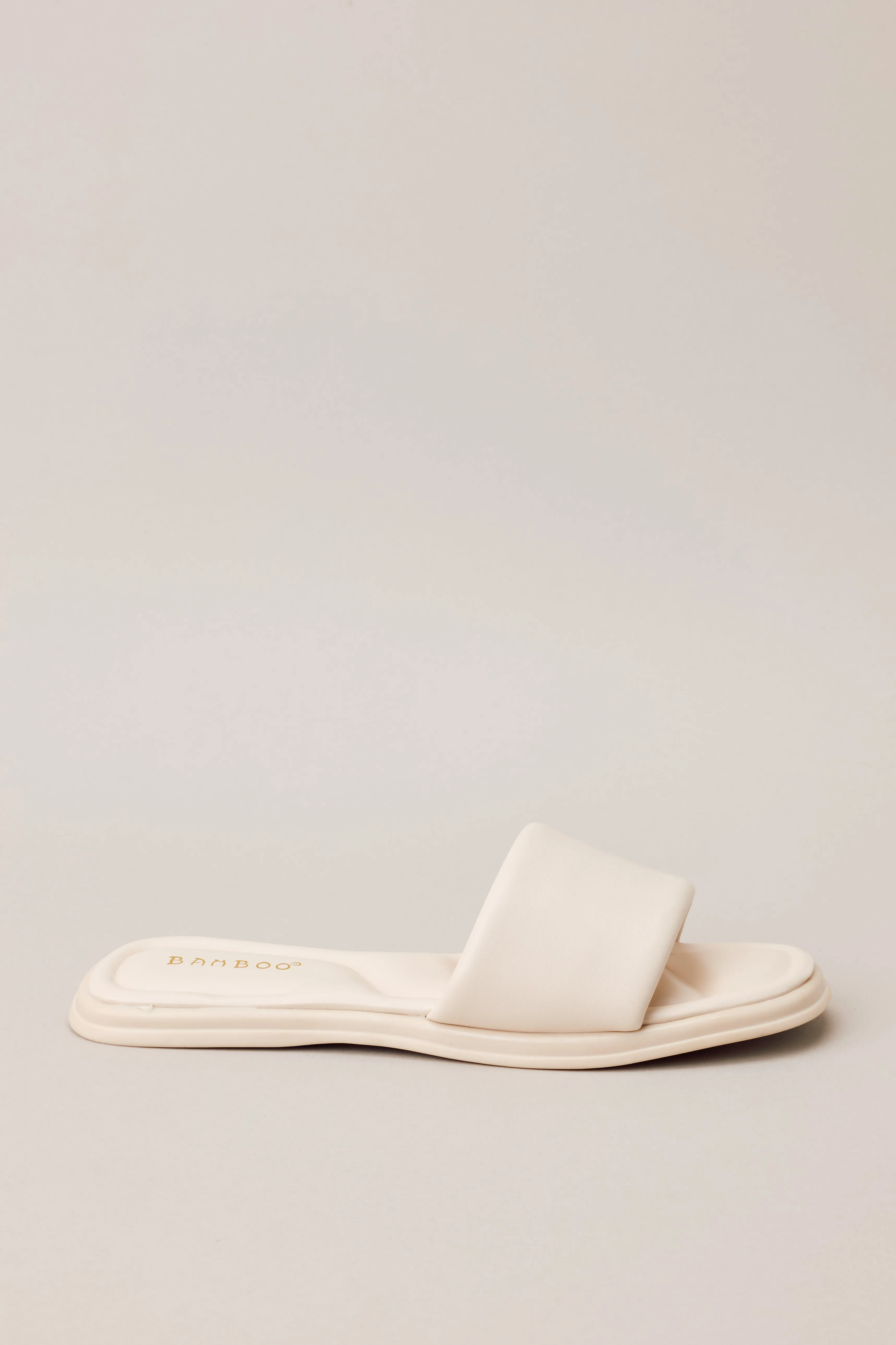 Oasis Steps Ivory Matte Sandals