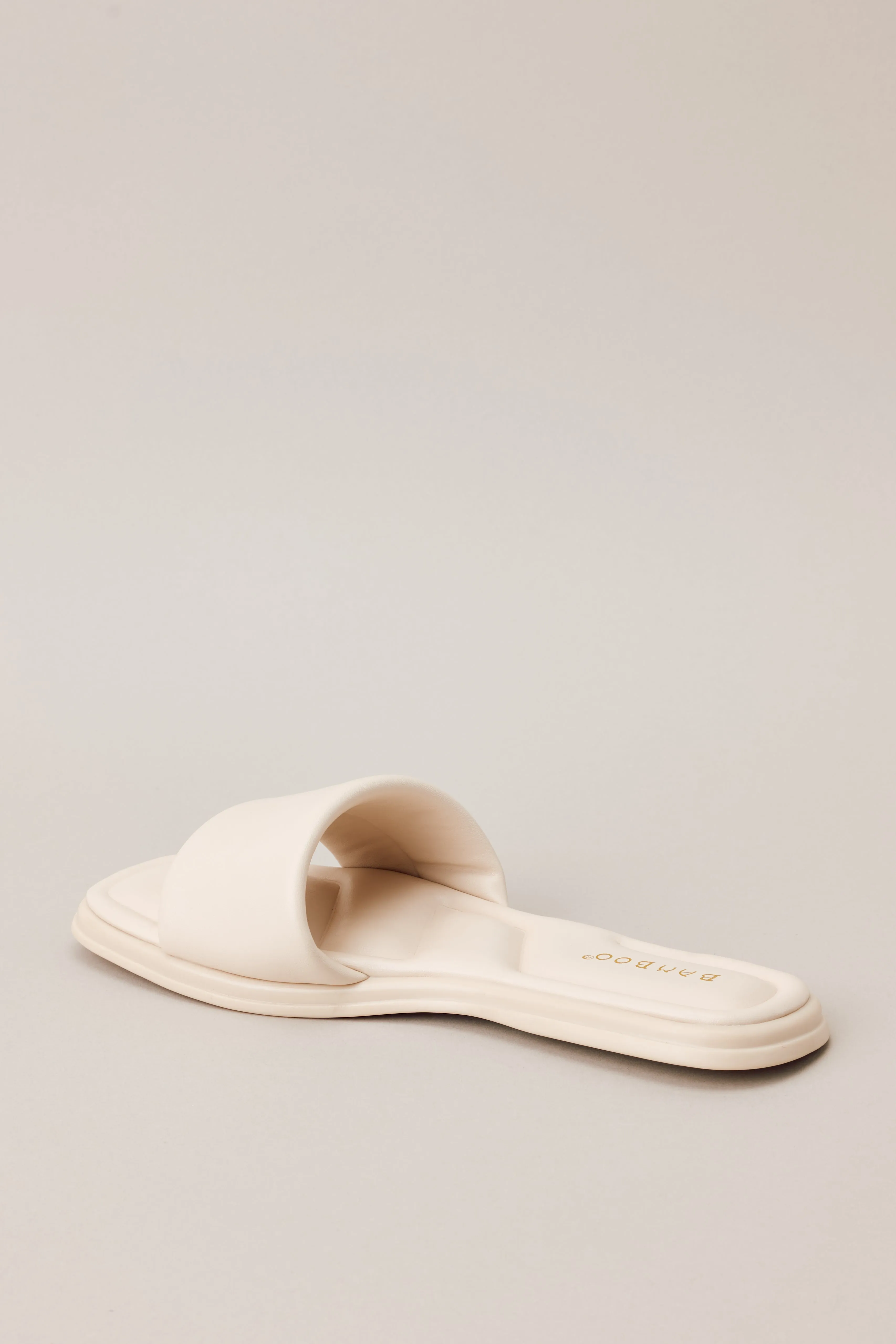 Oasis Steps Ivory Matte Sandals