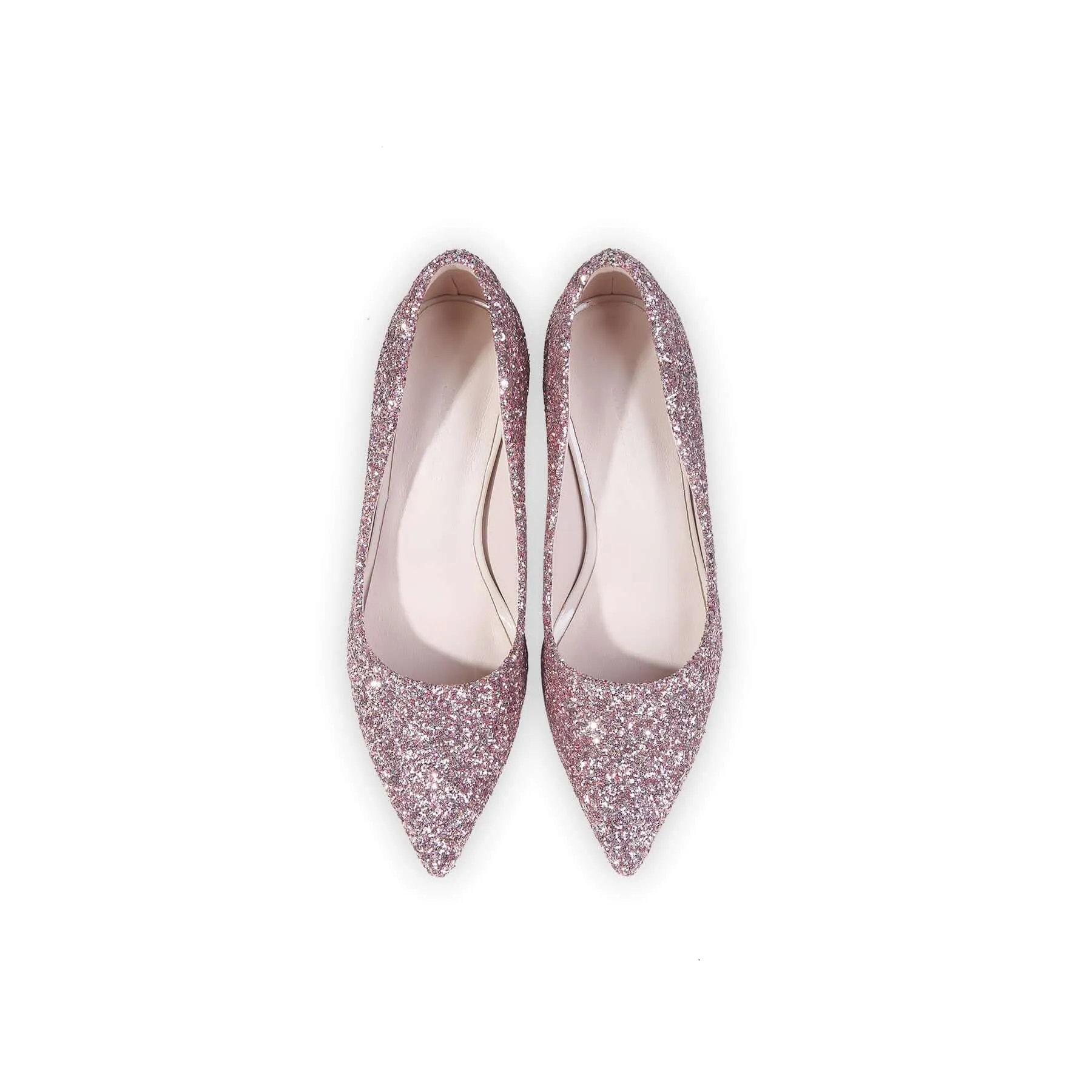 Sparkling Glitter Pointed Toe Pumps