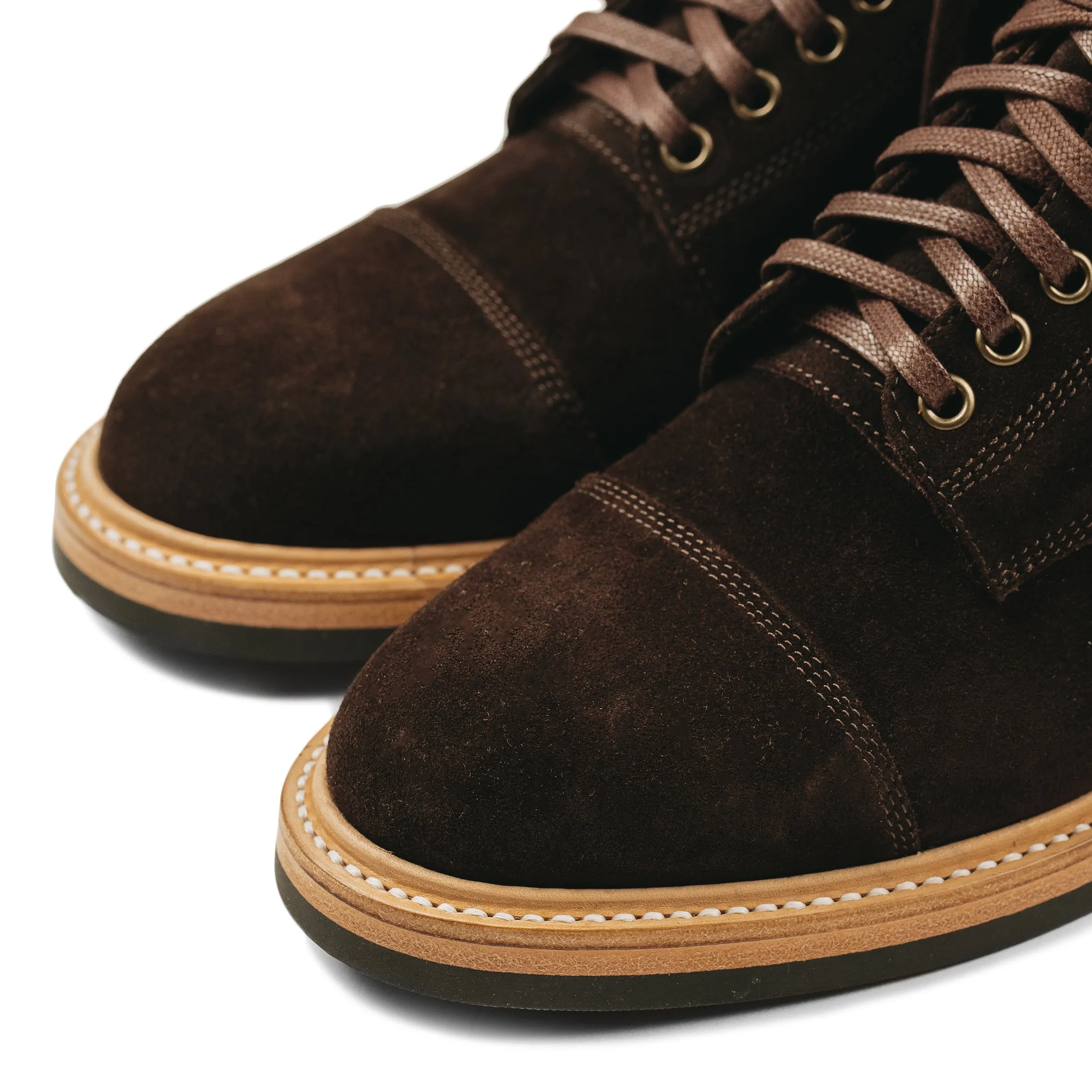 The Moto Boot in Weatherproof Chocolate Suede