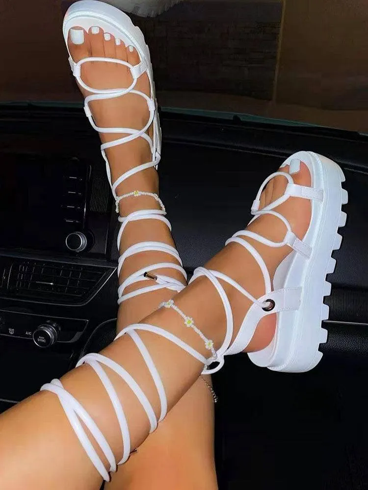 Thick Sole Strap Sandals